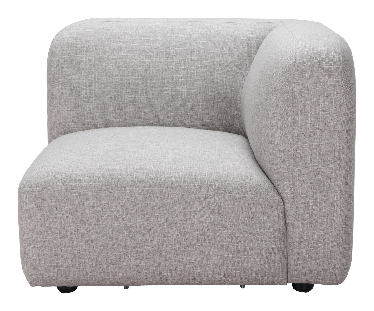 Biak Gray Corner Chair by Zuomod at Eve Furniture