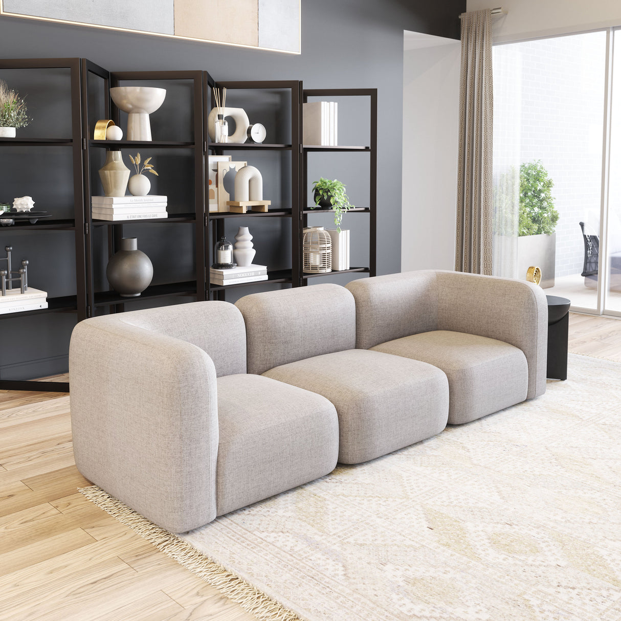 Biak Gray Middle Chair by Zuomod at Eve Furniture
