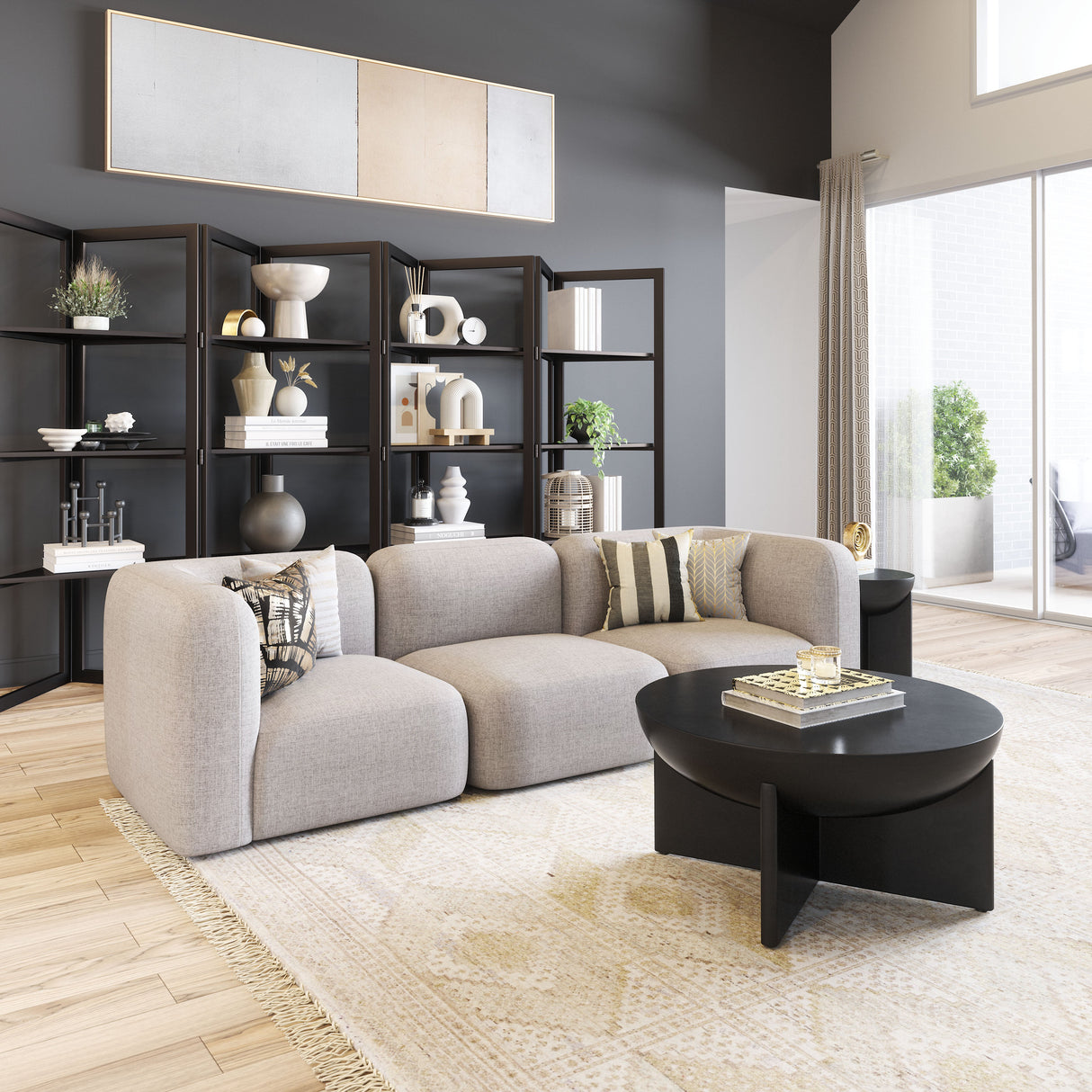 Biak Gray Middle Chair by Zuomod at Eve Furniture