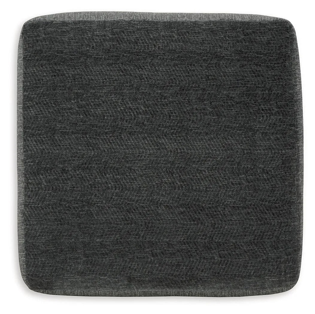 Biddeford Ebony Oversized Accent Ottoman by Ashley at Eve Furniture
