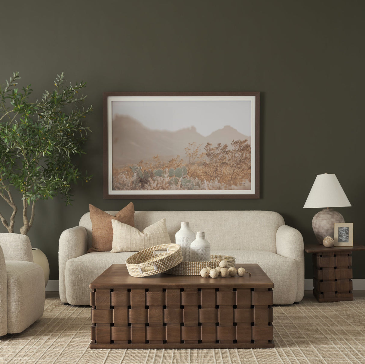 Big Bend National Park by Nathan Larson FramedPhoto Print Matted Under Glass by Mercana at Eve Furniture