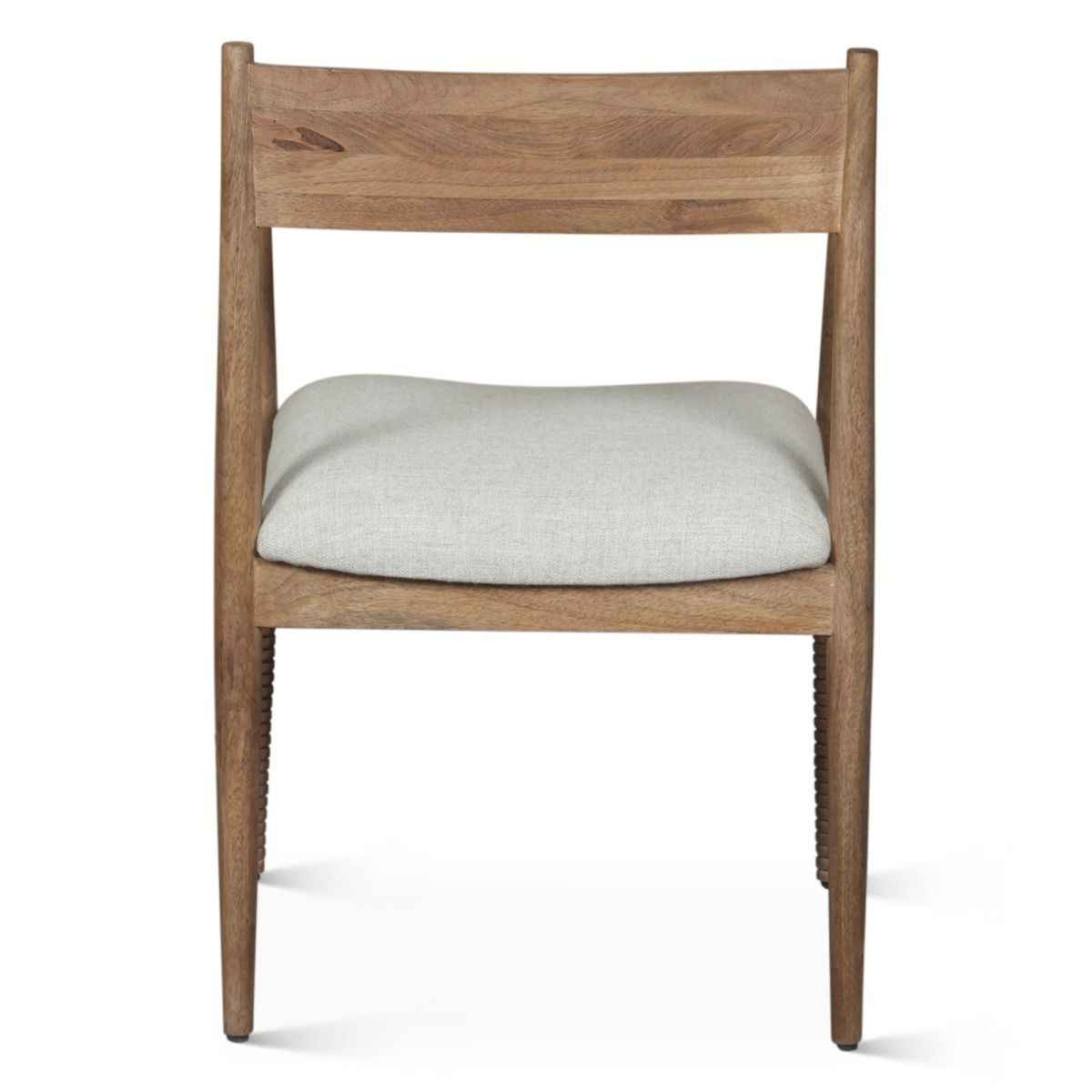 Bijou 22" Upholstered Dining Chair in Natural Brown by Home Trends & Design at Eve Furniture