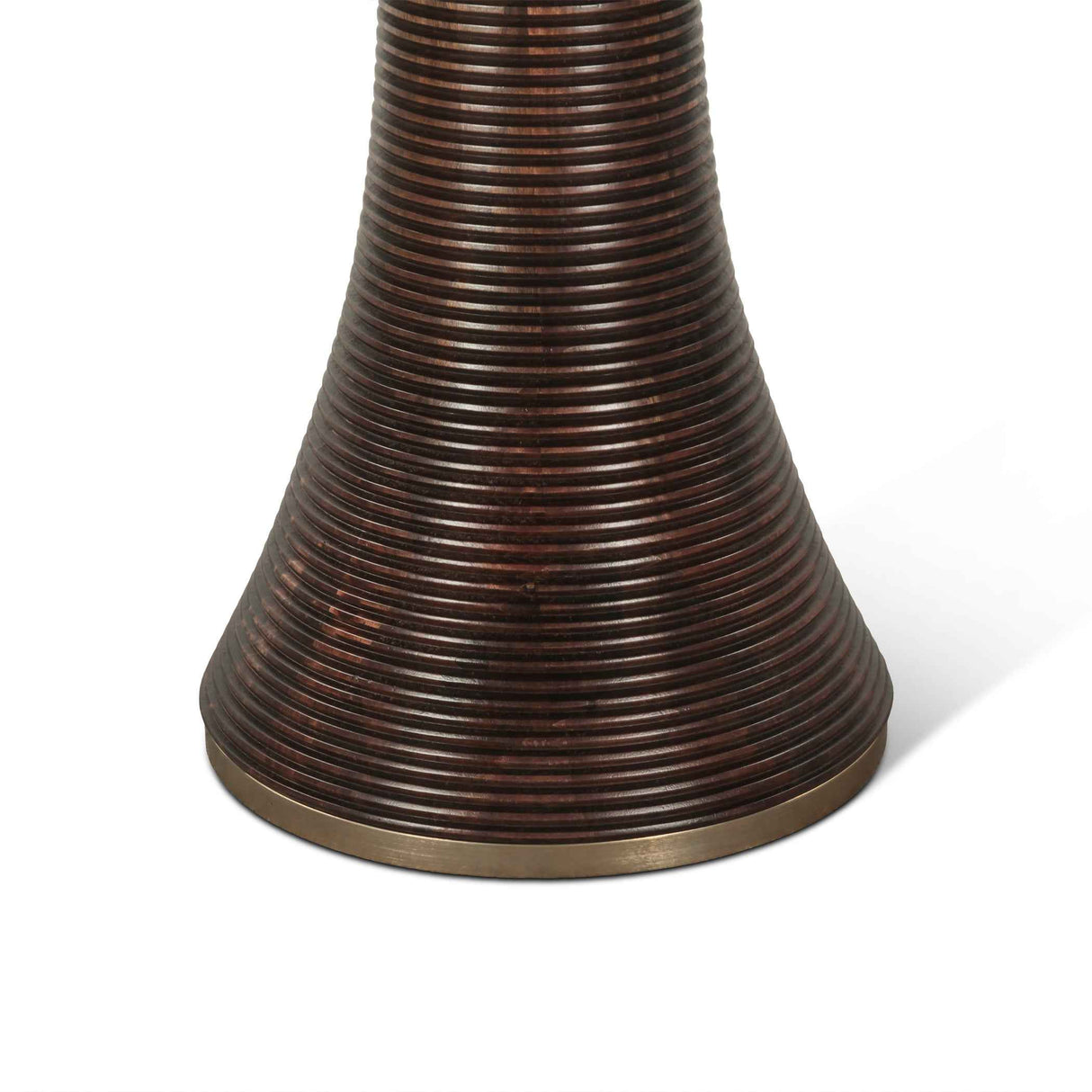 Bijou 54" Round Dining Table in Dark Sienna by Home Trends & Design at Eve Furniture
