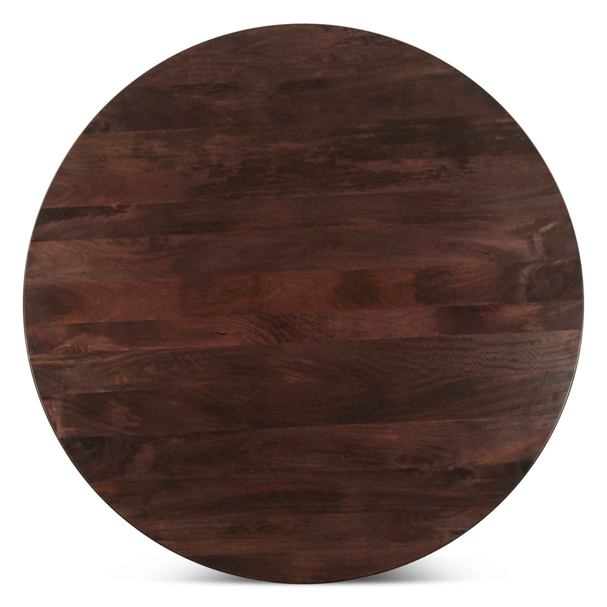 Bijou 54" Round Dining Table in Dark Sienna by Home Trends & Design at Eve Furniture