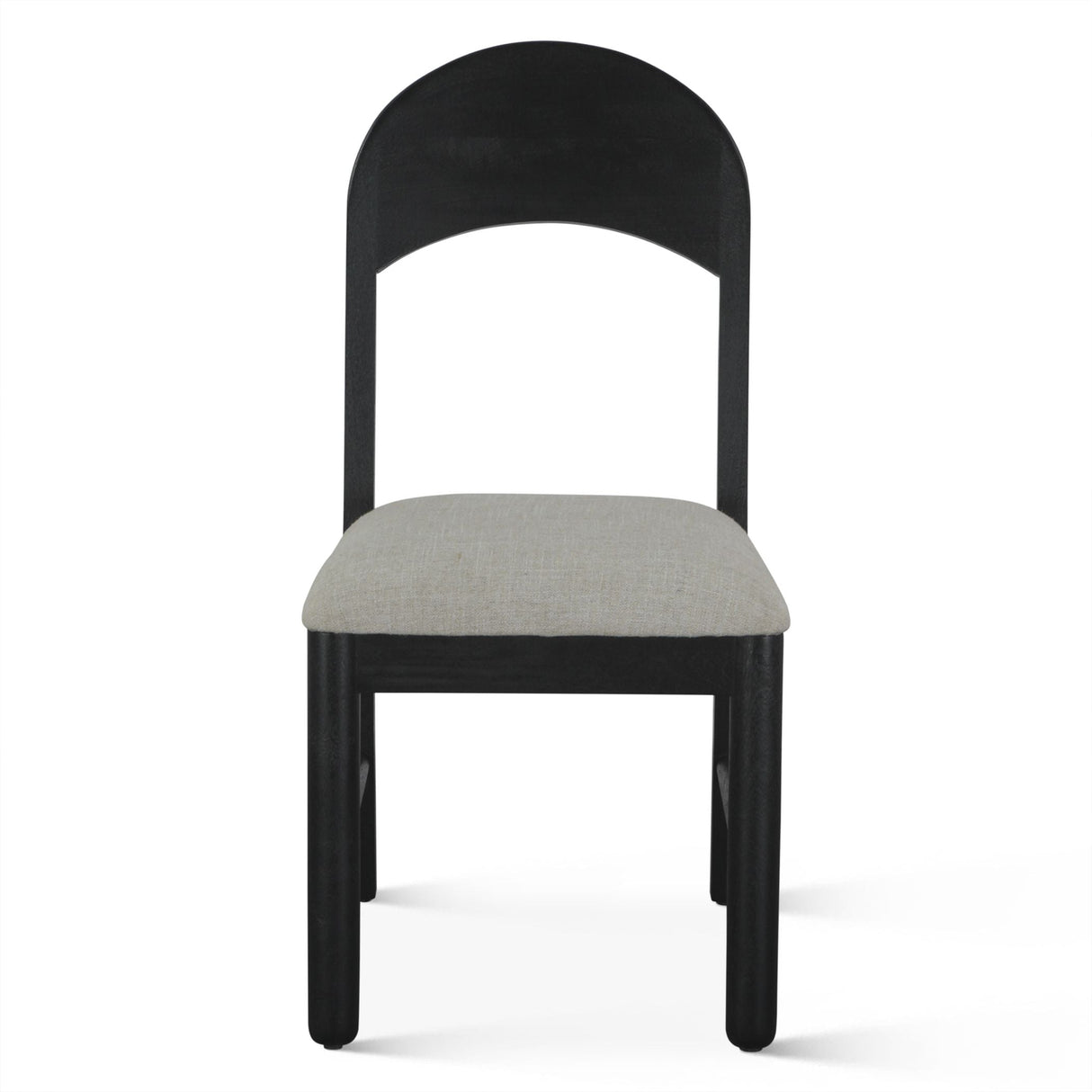 Bilboa 18" Upholstered Dining Chair in Distressed Black, Set of 2 by Home Trends & Design at Eve Furniture