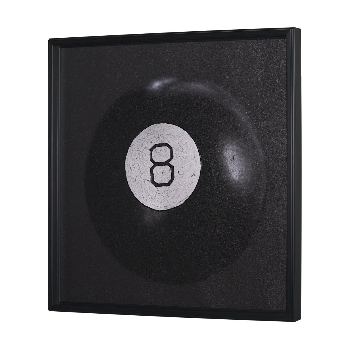 Billiard V 8 Ball by Chris Dunker a Hand Embellished Framed Art Decograph Print by Mercana at Eve Furniture