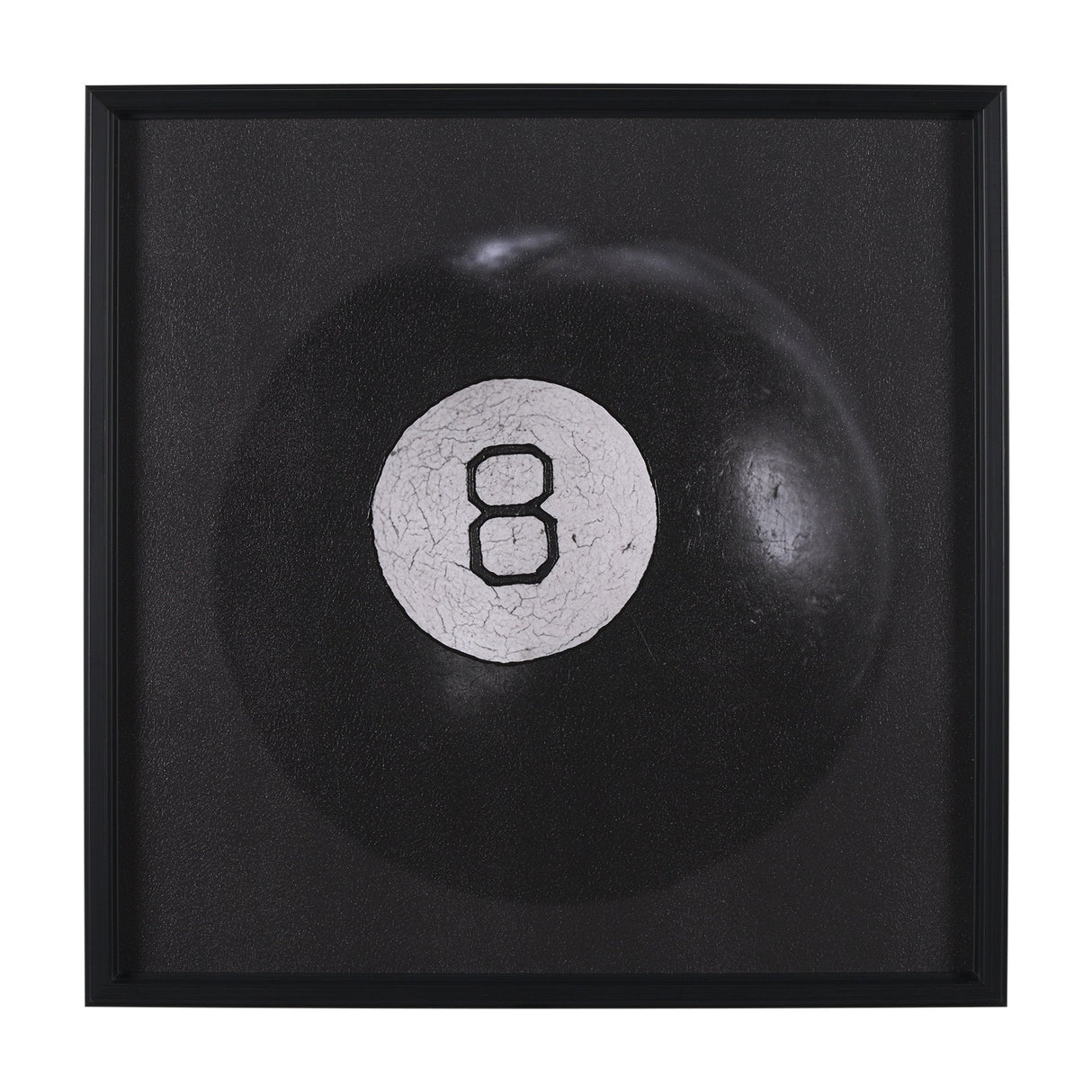 Billiard V 8 Ball by Chris Dunker a Hand Embellished Framed Art Decograph Print by Mercana at Eve Furniture