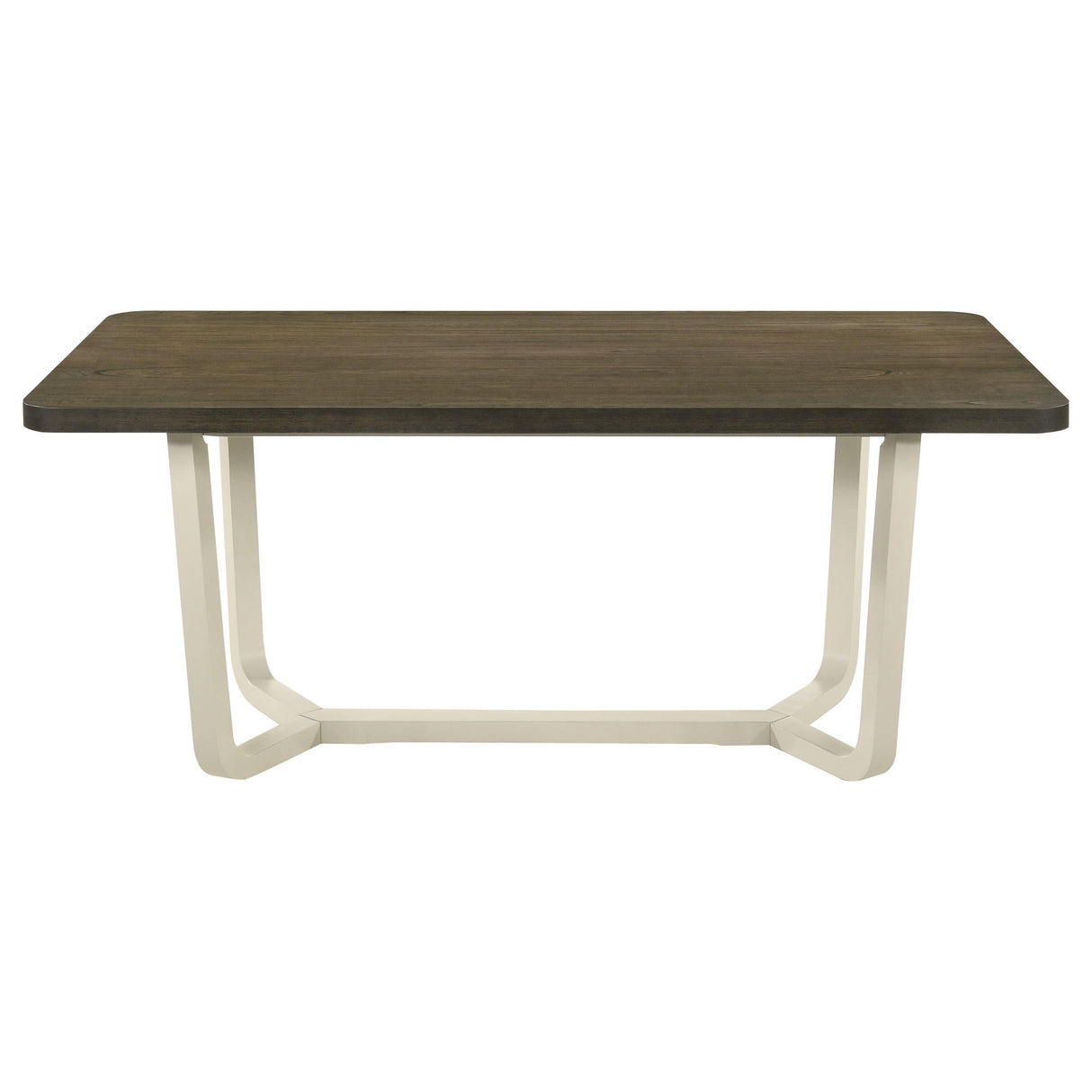 Biloxi Grayish Brown Rectangular Wood Dining Table by Coaster at Eve Furniture