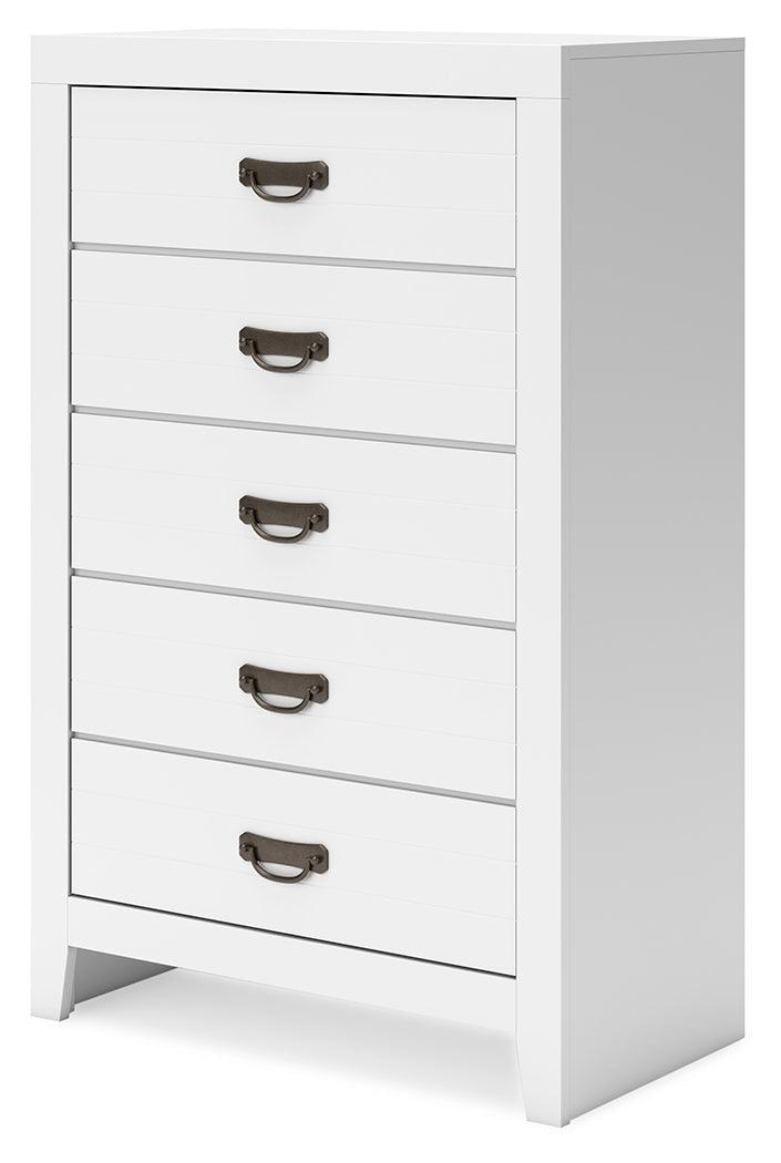 Binterglen White Chest of Drawers by Ashley at Eve Furniture