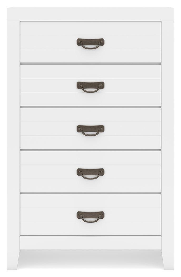 Binterglen White Chest of Drawers by Ashley at Eve Furniture
