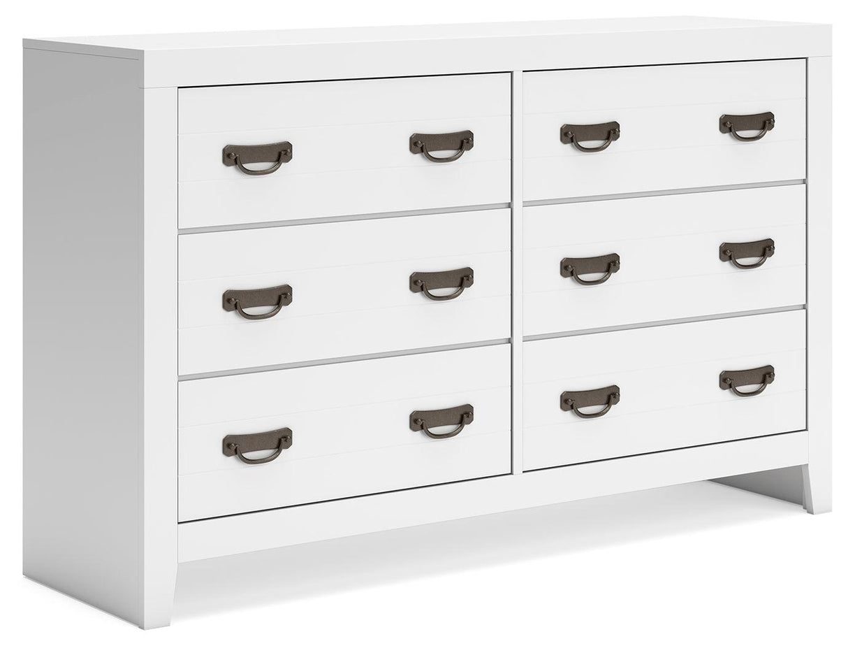 Binterglen White Dresser by Ashley at Eve Furniture
