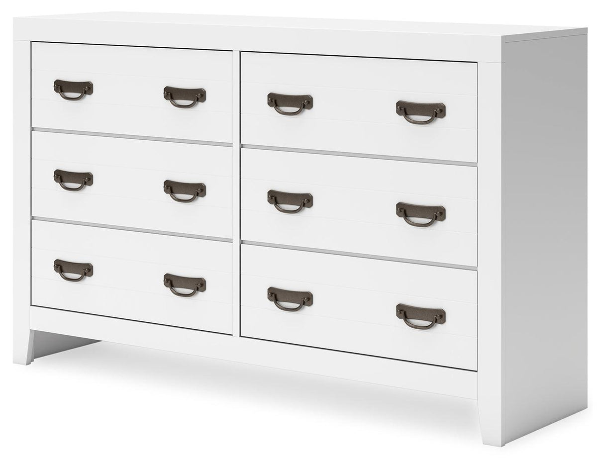 Binterglen White Dresser by Ashley at Eve Furniture