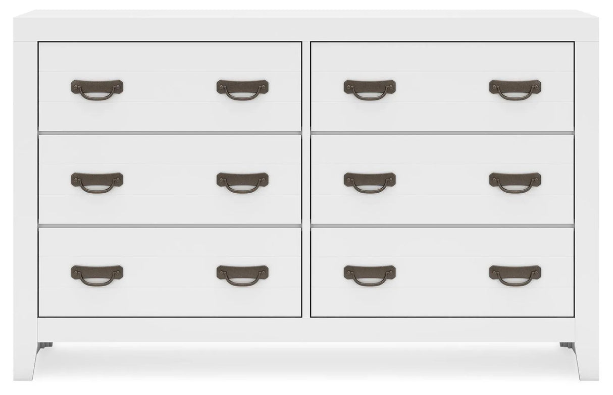 Binterglen White Dresser by Ashley at Eve Furniture