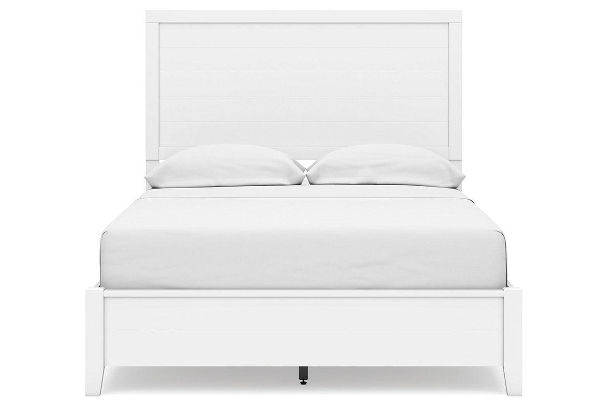 Binterglen White Full Panel Bed by Ashley at Eve Furniture