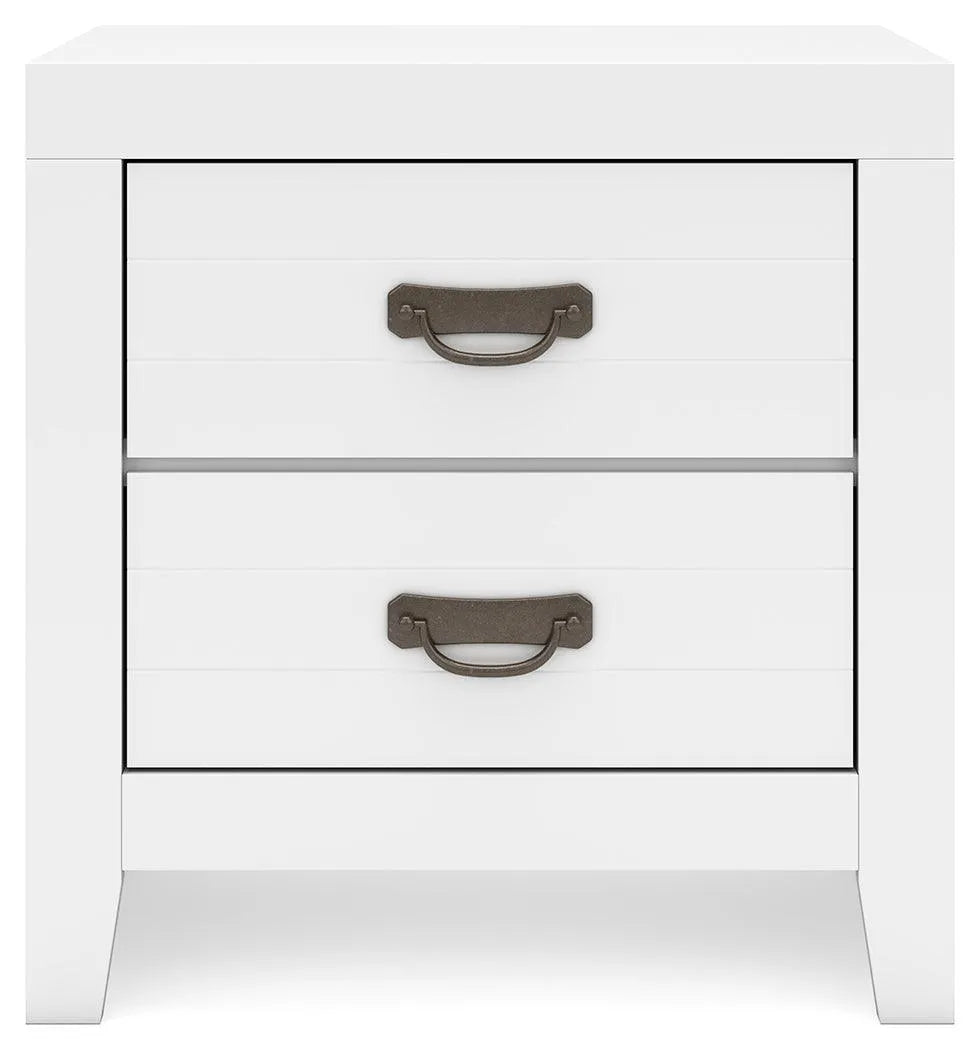 Binterglen White Nightstand by Ashley at Eve Furniture