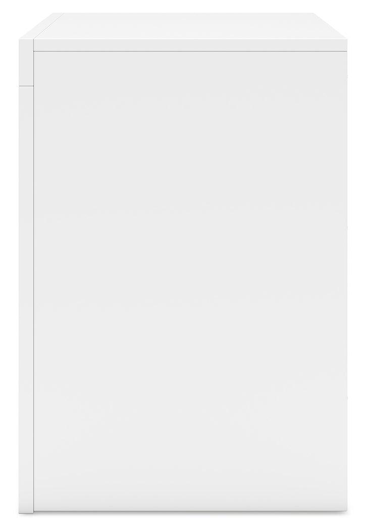 Binterglen White Nightstand by Ashley at Eve Furniture