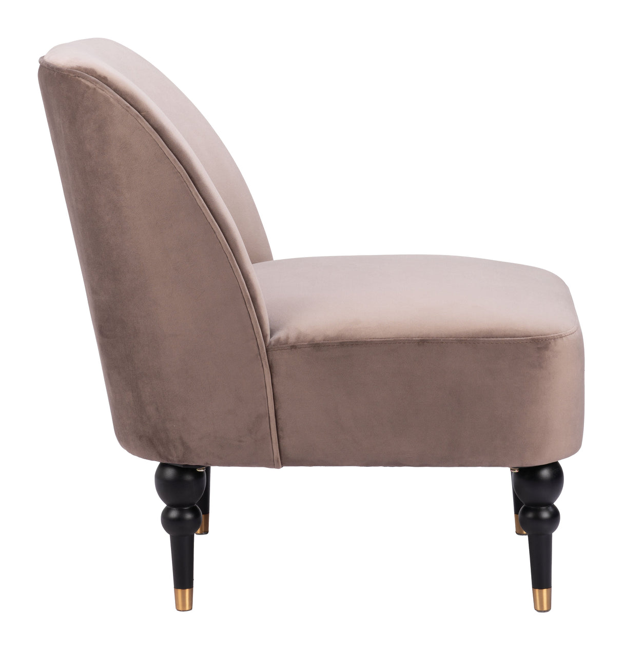 Bintulu Taupe Accent Chair by Zuomod at Eve Furniture