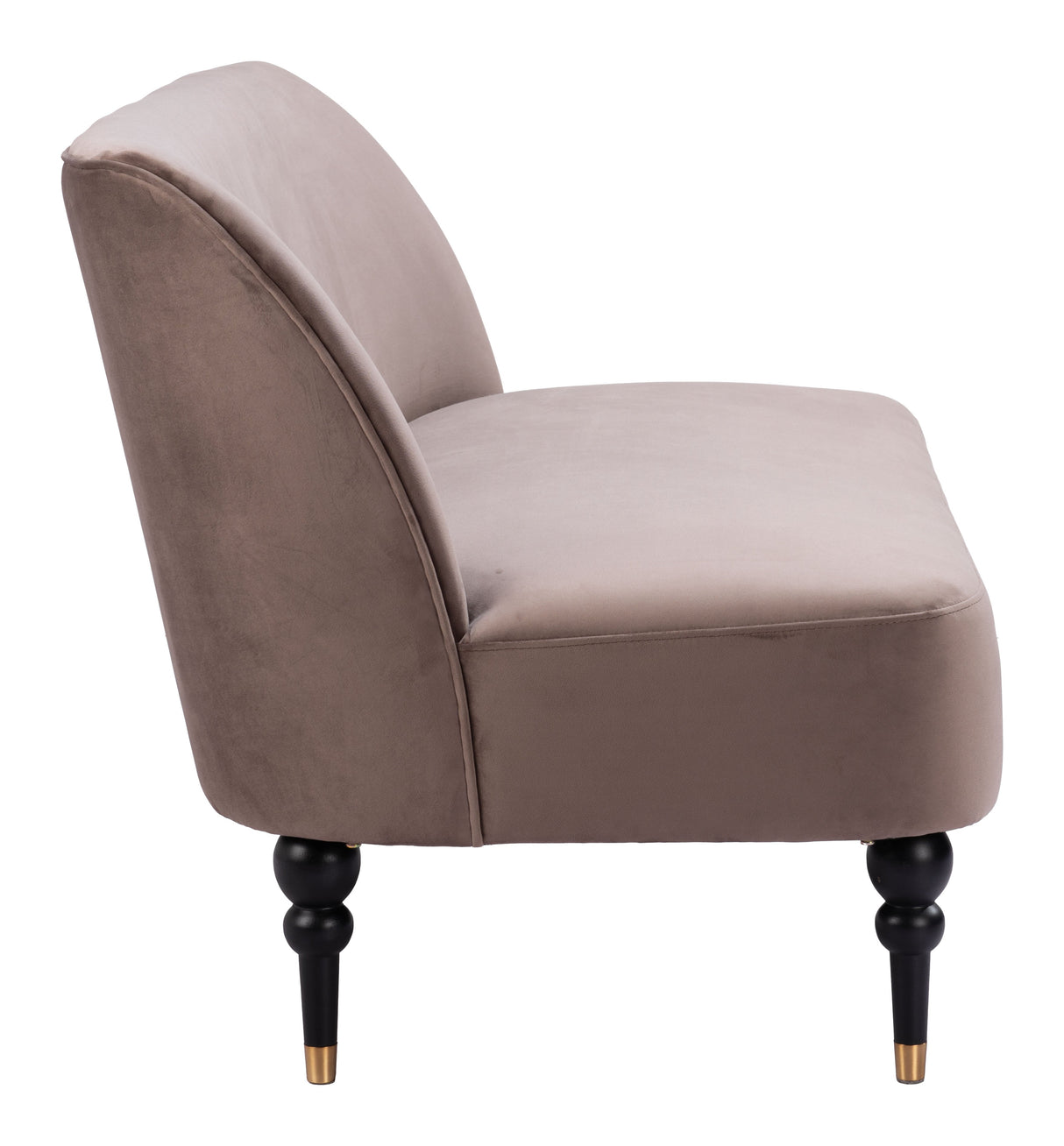 Bintulu Taupe Loveseat by Zuomod at Eve Furniture