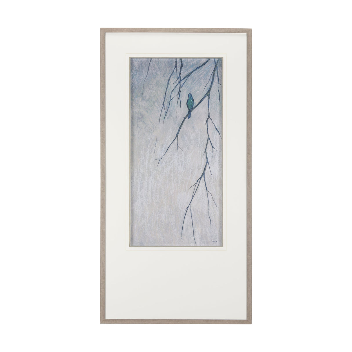 Bird Song I by Mercana Studio a Hand Embellished Textured Framed Art Print Matted under Glass by Mercana at Eve Furniture