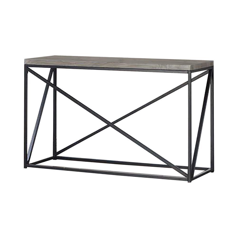 Birdie Gray Rectangular Sofa Table Sonoma by Coaster at Eve Furniture