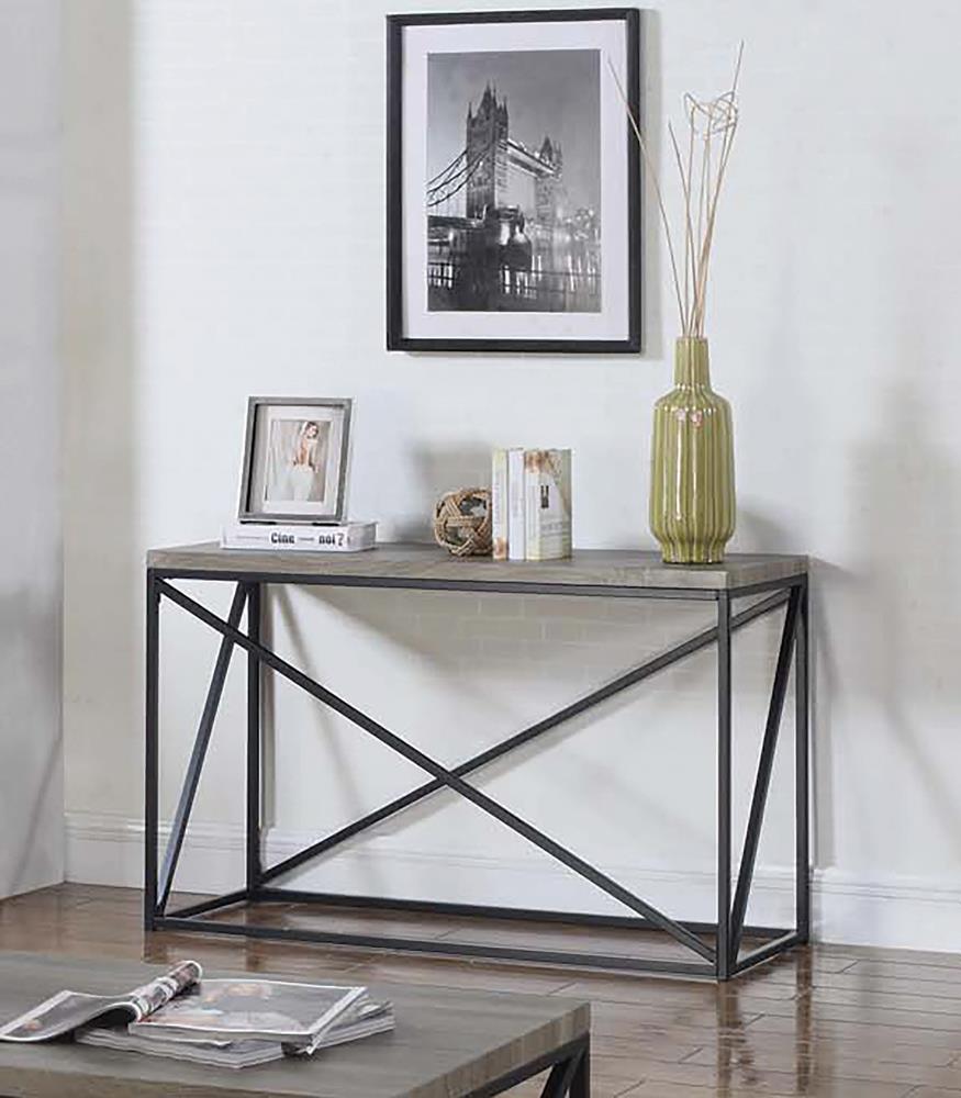 Birdie Gray Rectangular Sofa Table Sonoma by Coaster at Eve Furniture