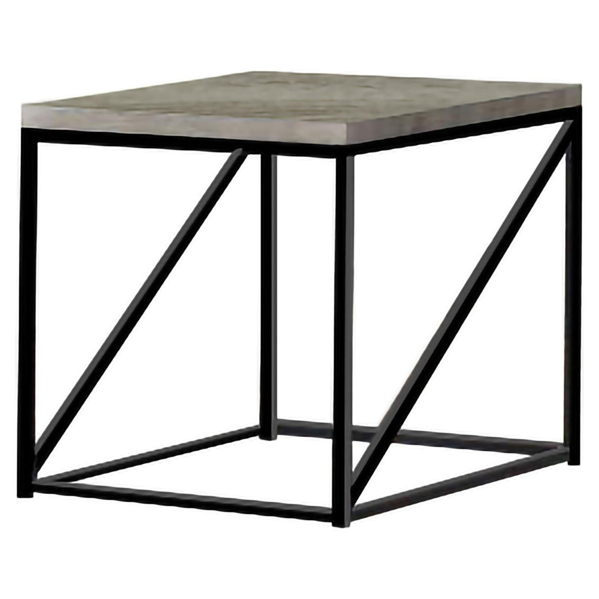Birdie Gray Square End Table Sonoma by Coaster at Eve Furniture
