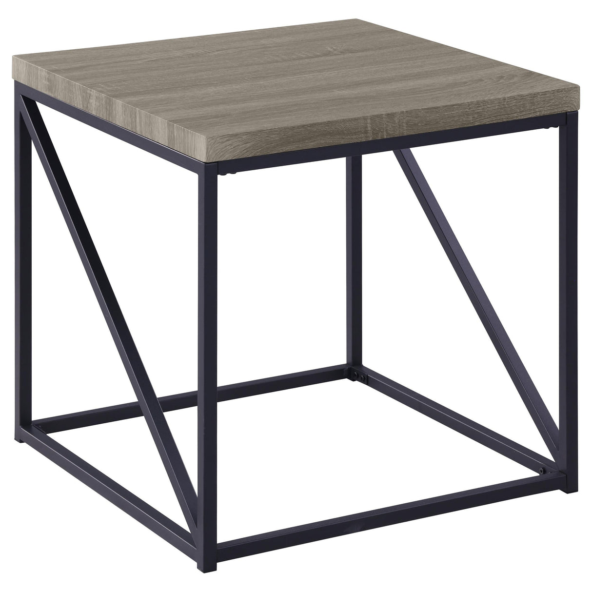 Birdie Sonoma Gray 3-Piece Coffee and End Table Set by Coaster at Eve Furniture