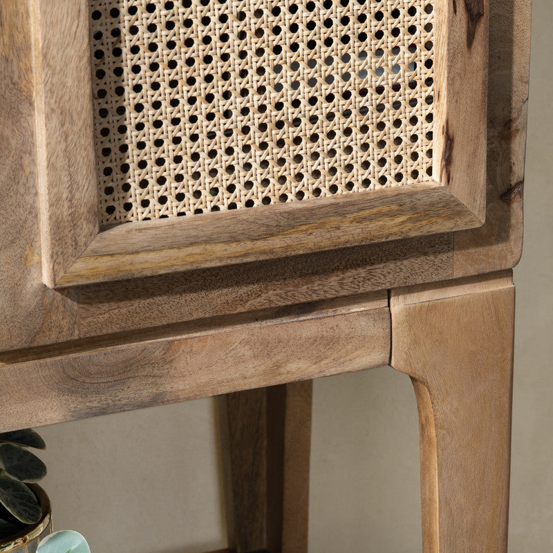 Biscayne Brown/Tan Bar Cabinet by Crestview at Eve Furniture