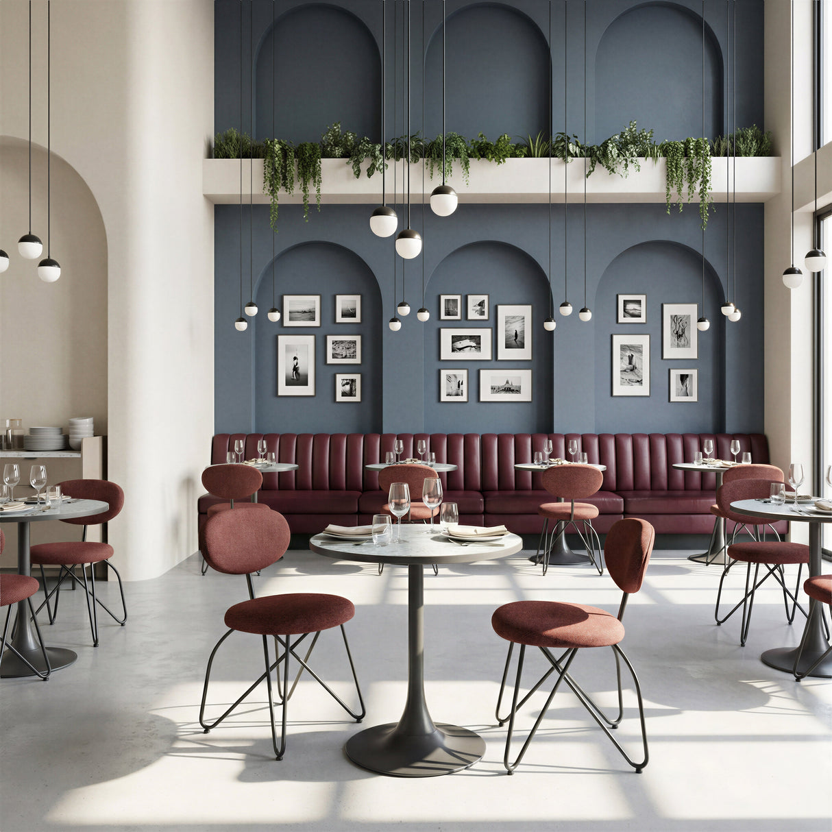 Bite Gray & Black Bistro Table by Zuomod at Eve Furniture