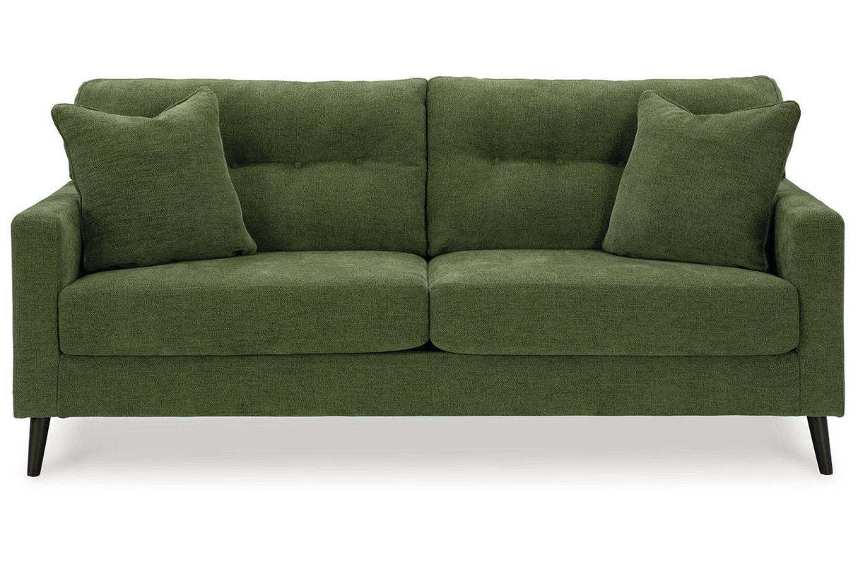 Bixler Olive Sofa and Loveseat by Ashley at Eve Furniture