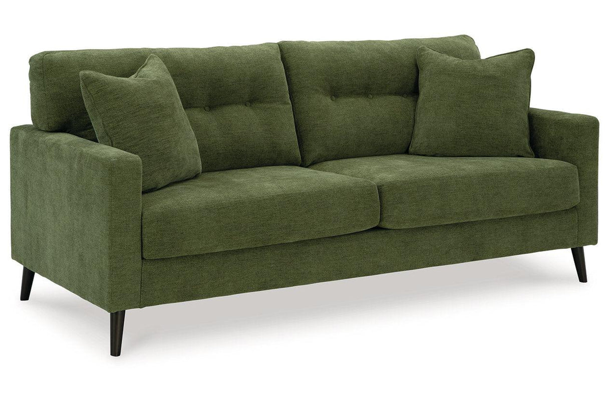 Bixler Olive Sofa and Loveseat by Ashley at Eve Furniture