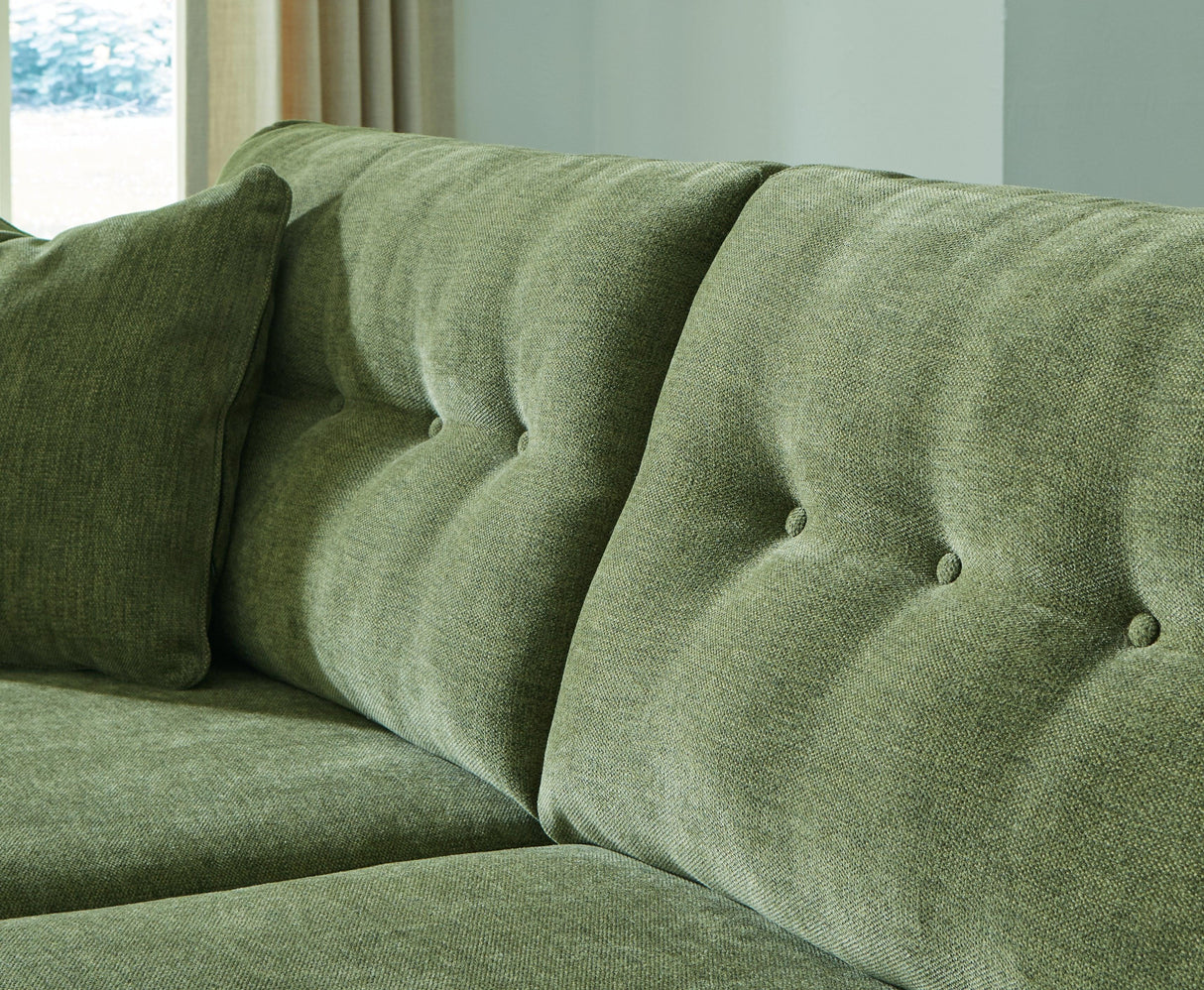 Bixler Olive Sofa by Ashley at Eve Furniture