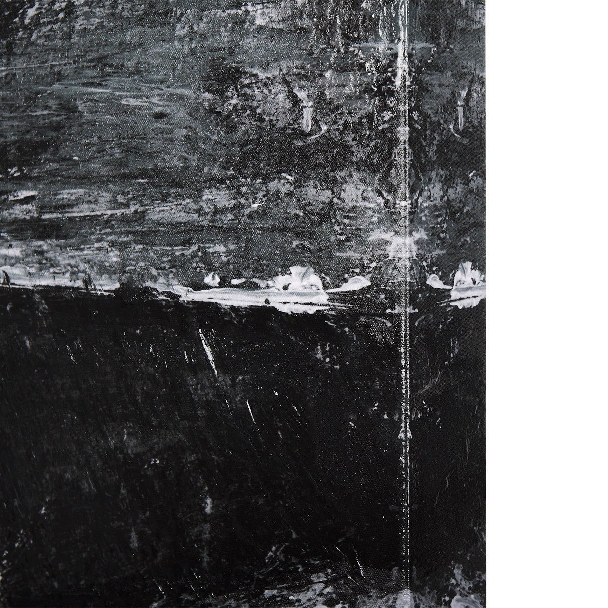 Black Composition II by Mercana Studio a Hand Embellished Textured Canvas by Mercana at Eve Furniture
