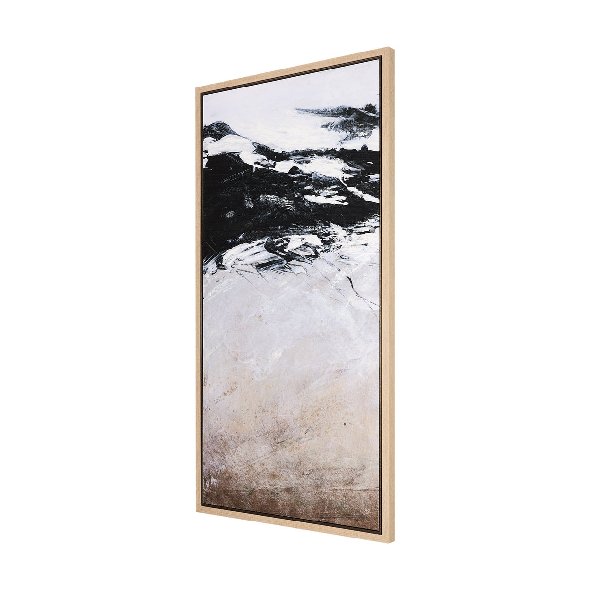 Black Strokes I by Mercana Studio a Hand Embellished Textured Framed Canvas by Mercana at Eve Furniture