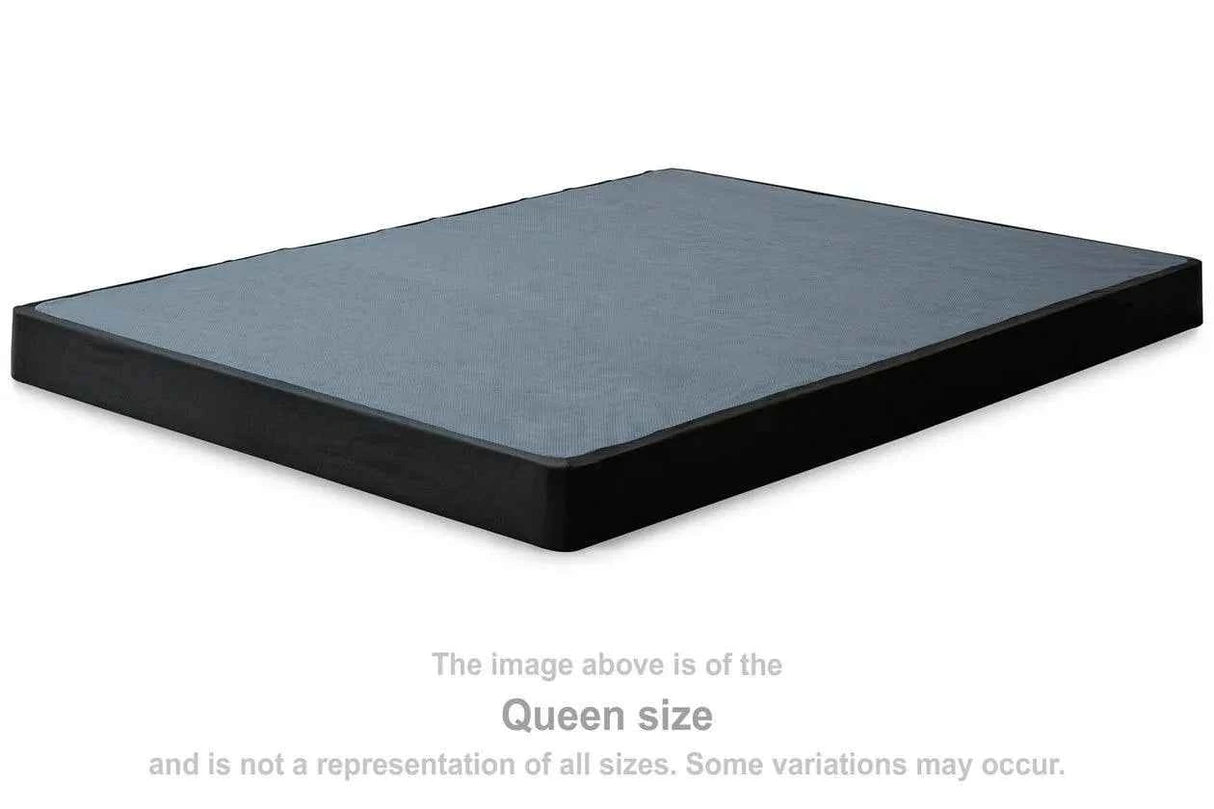 Black Twin 4" Low Profile Box Spring by Kingdom at Eve Furniture