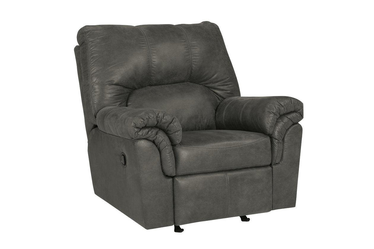 Bladen Slate Rocker Recliner by Ashley at Eve Furniture
