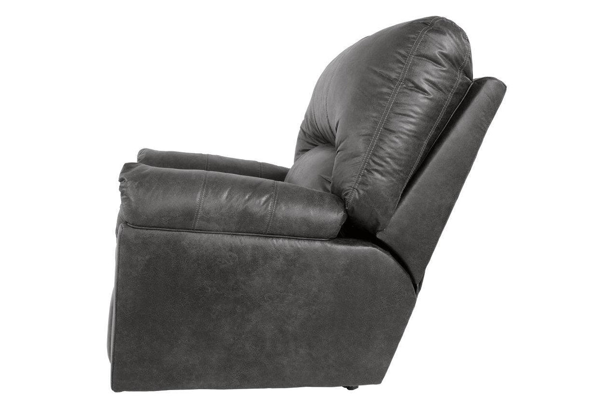 Bladen Slate Rocker Recliner by Ashley at Eve Furniture