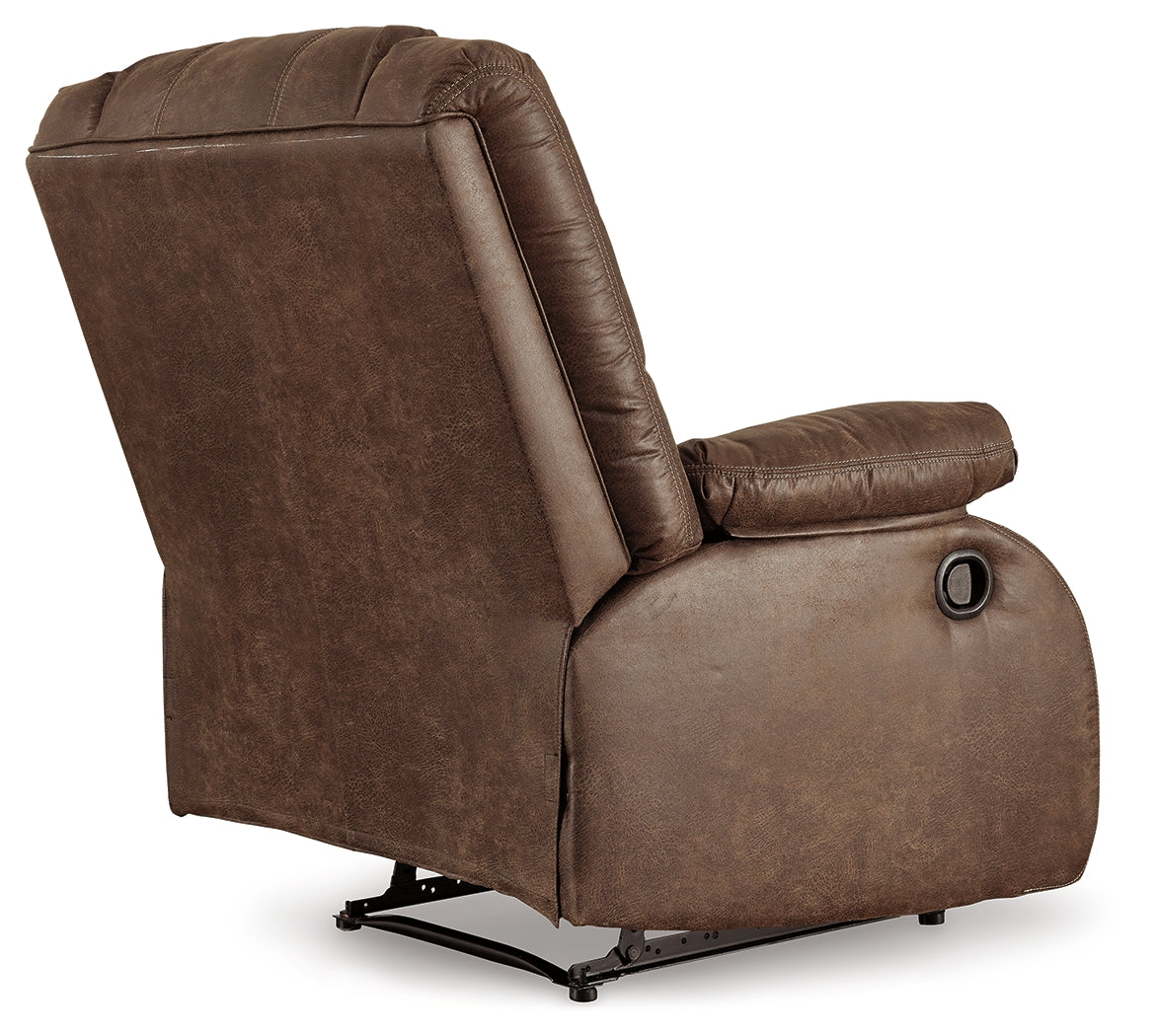 Bladewood Coffee Recliner by Ashley at Eve Furniture