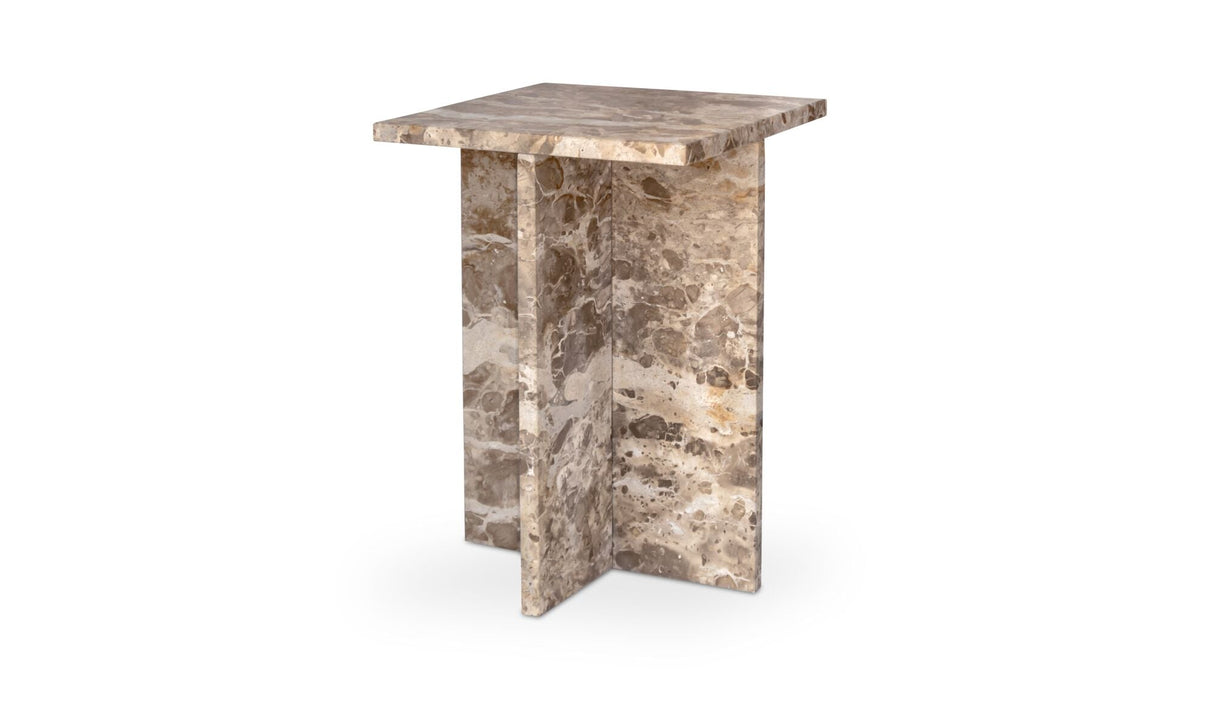 Blair Accent Table Panther Marble by Moe's Home at Eve Furniture