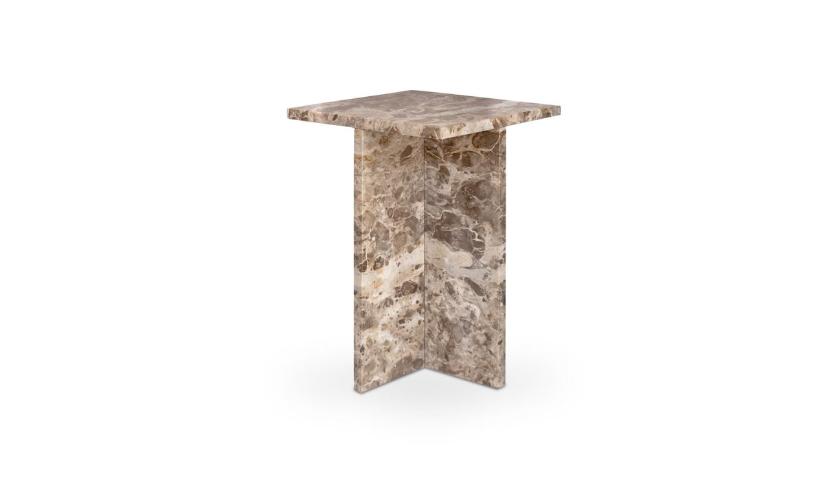 Blair Accent Table Panther Marble by Moe's Home at Eve Furniture