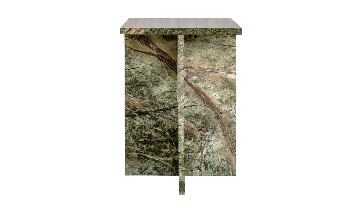 Blair Accent Table Rainforest Green Marble by Moe's Home at Eve Furniture