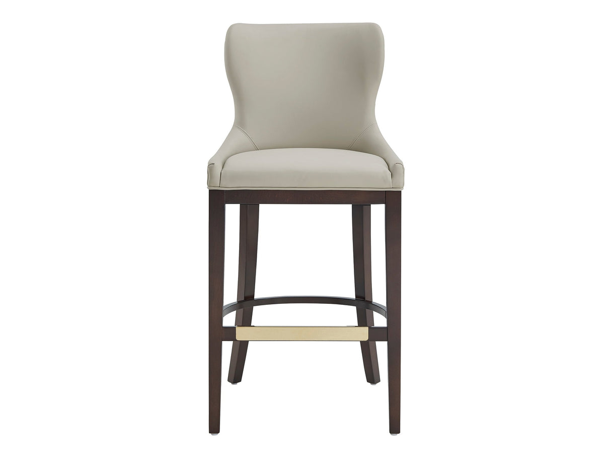 Blair Barstool in Stone by Manhattan Comfort at Eve Furniture