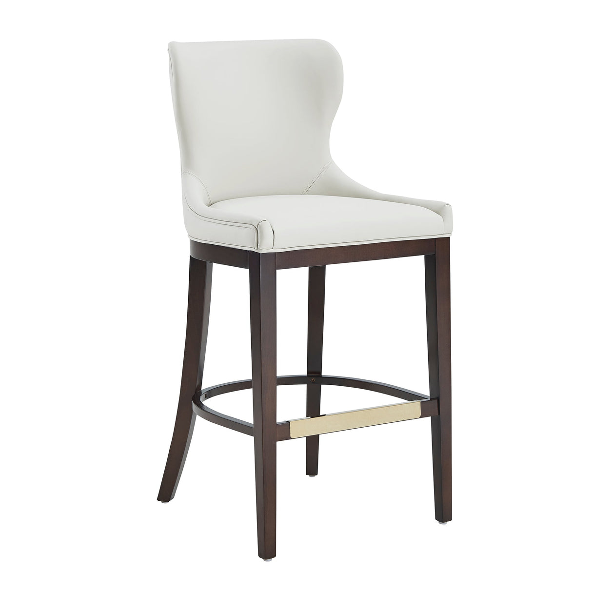 Blair Barstool in White by Manhattan Comfort at Eve Furniture