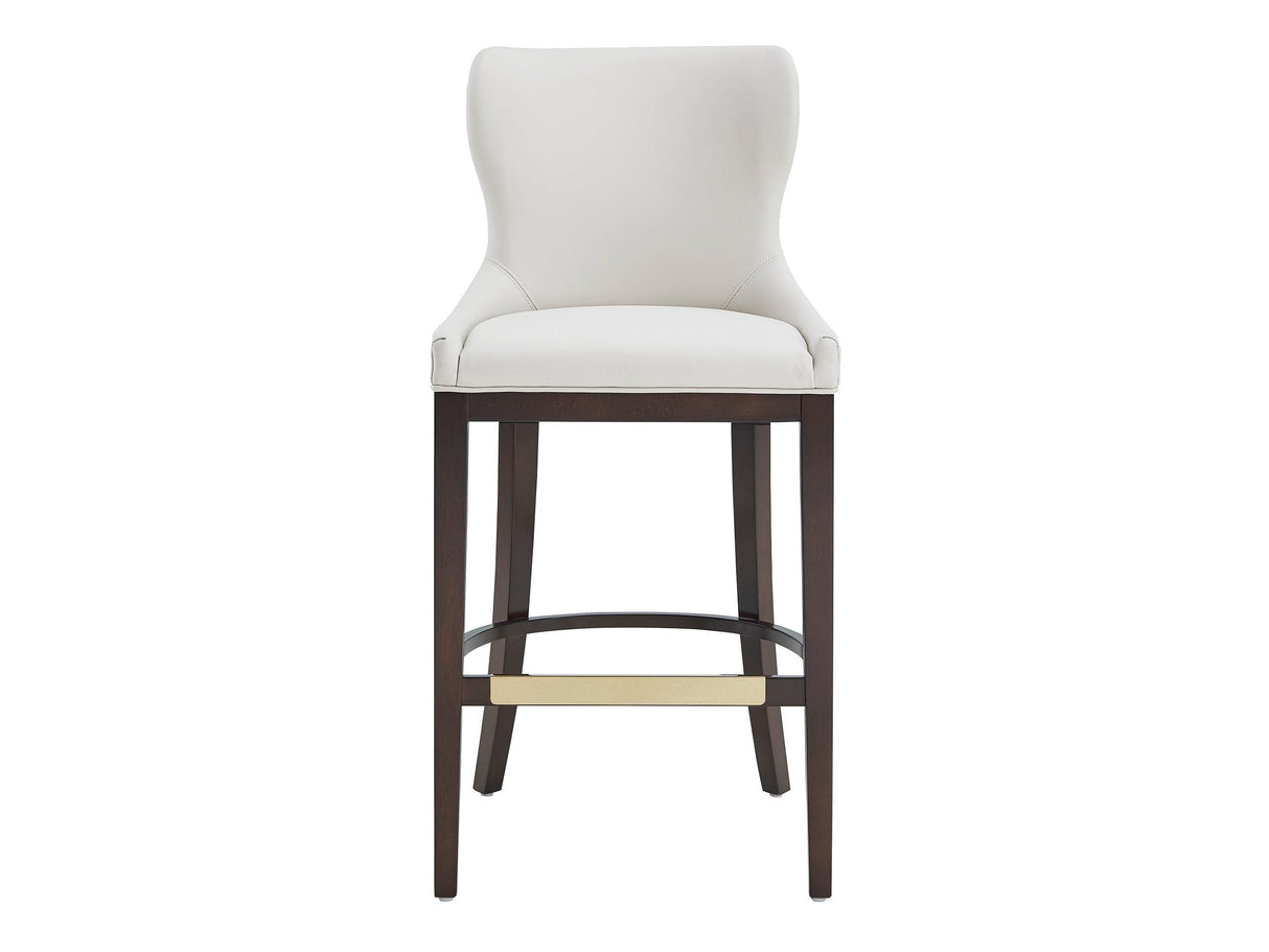 Blair Barstool in White by Manhattan Comfort at Eve Furniture