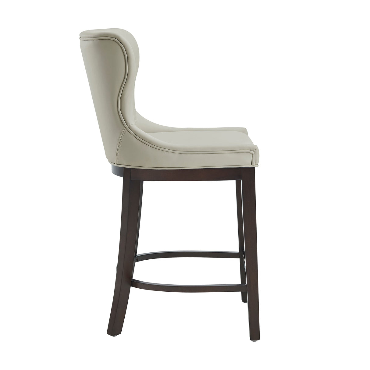 Blair Counter Stool in Stone by Manhattan Comfort at Eve Furniture