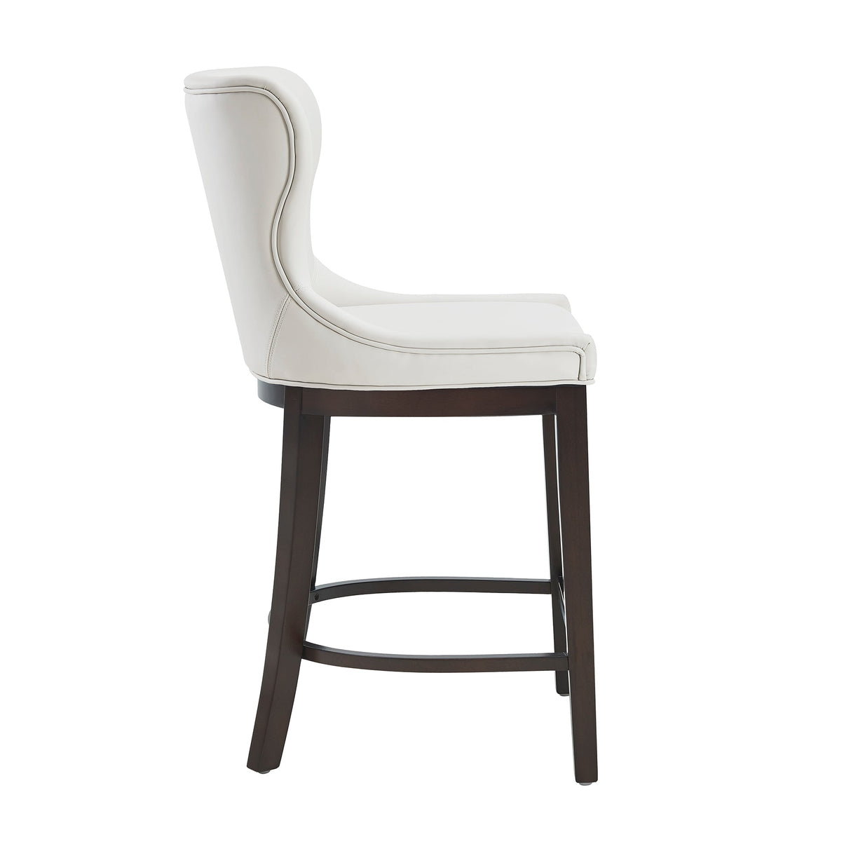 Blair Counter Stool in White (set of 2) by Manhattan Comfort at Eve Furniture