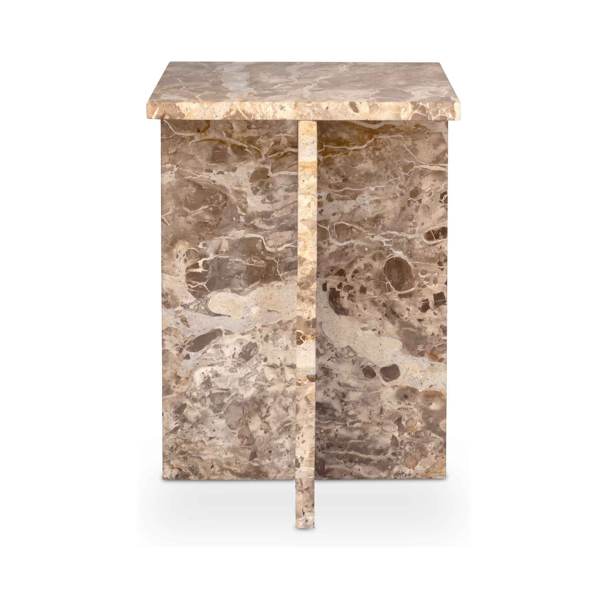 Blair Panther Marble Accent Table