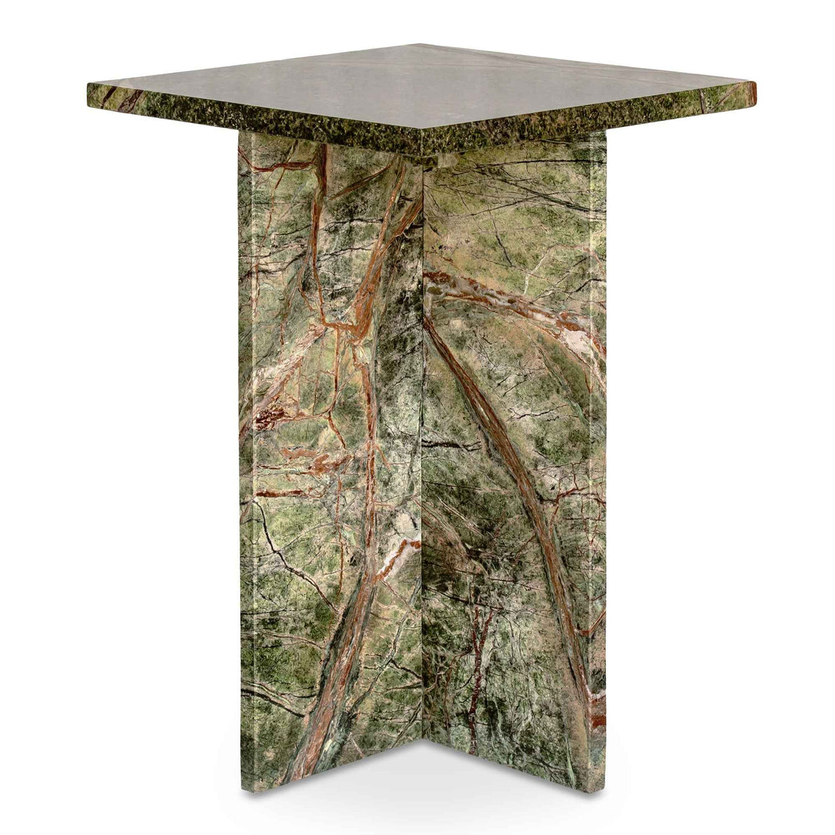 Blair Rainforest Green Marble Accent Table by Moe's Home at Eve Furniture