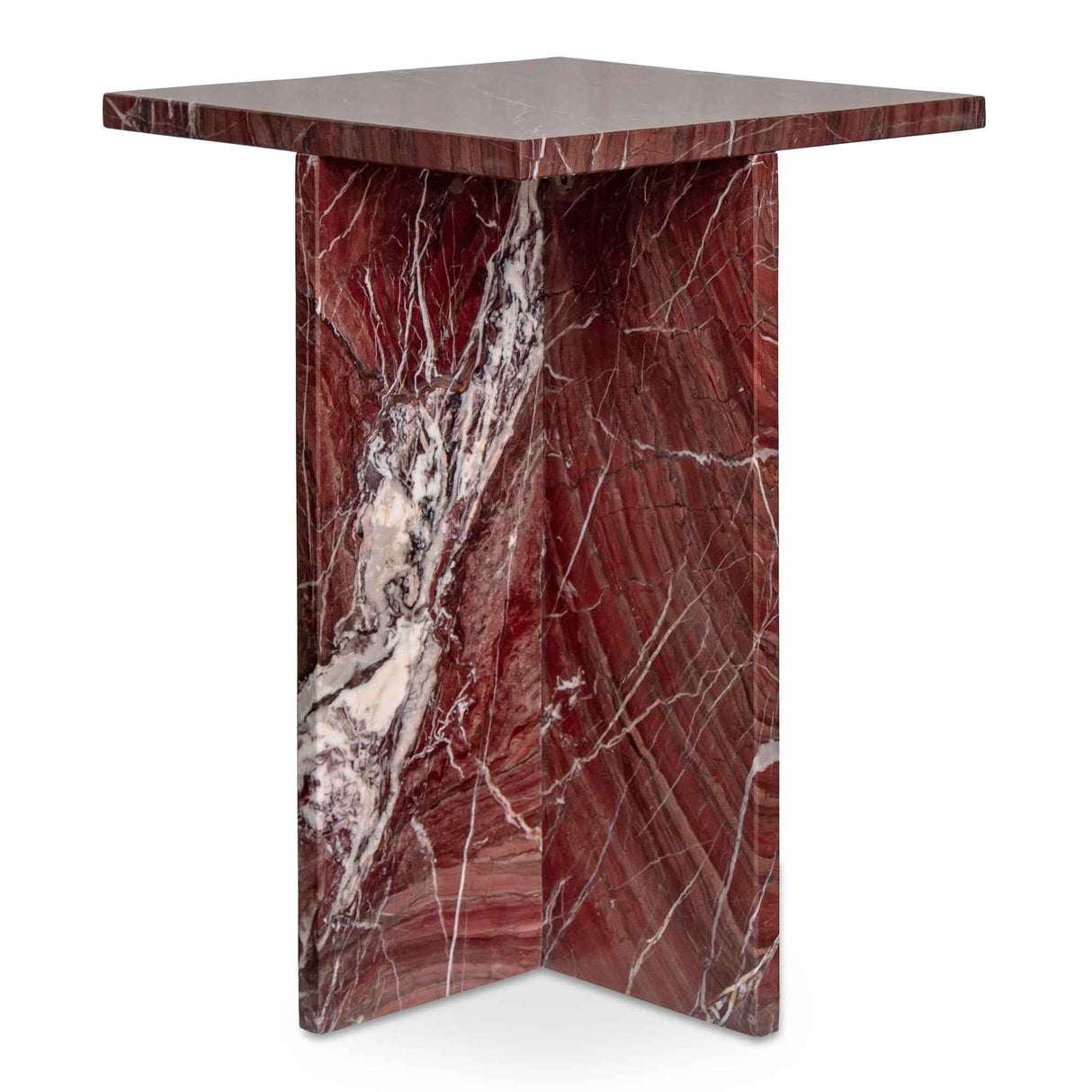 Blair Rosso Levanto Marble Accent Table by Moe's Home at Eve Furniture