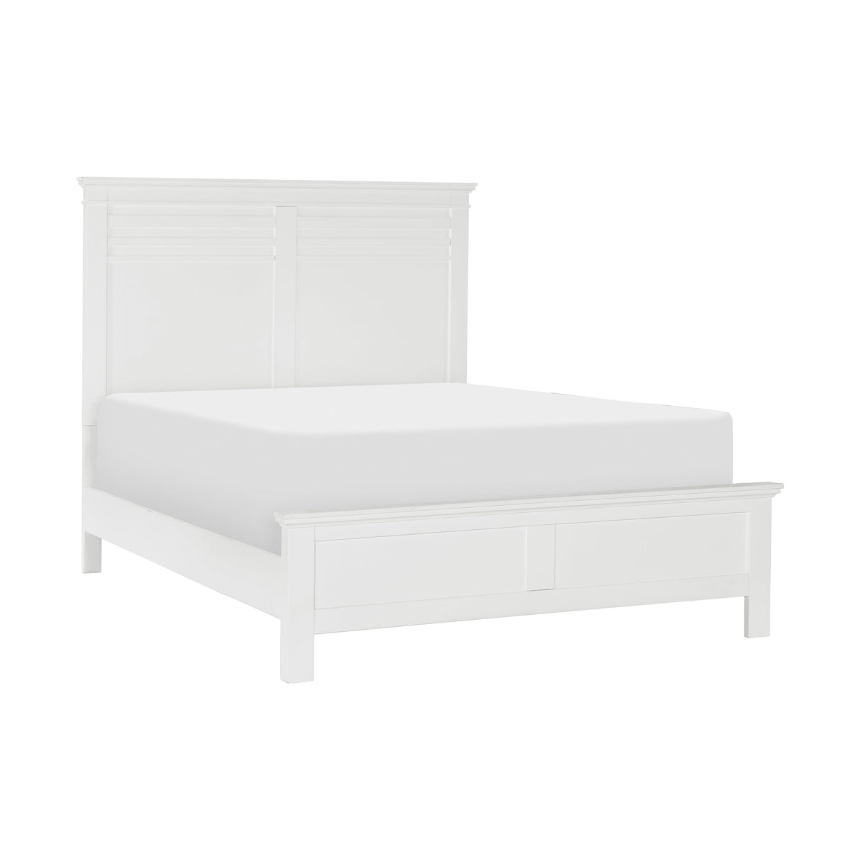 Blaire Farm White California King Bed by Homelegance at Eve Furniture